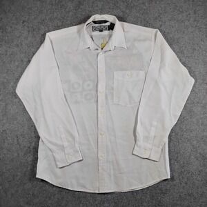 Vintage 1993 Cartoon Network White Button Down Shirt Kids XL 18/20 Back Graphic